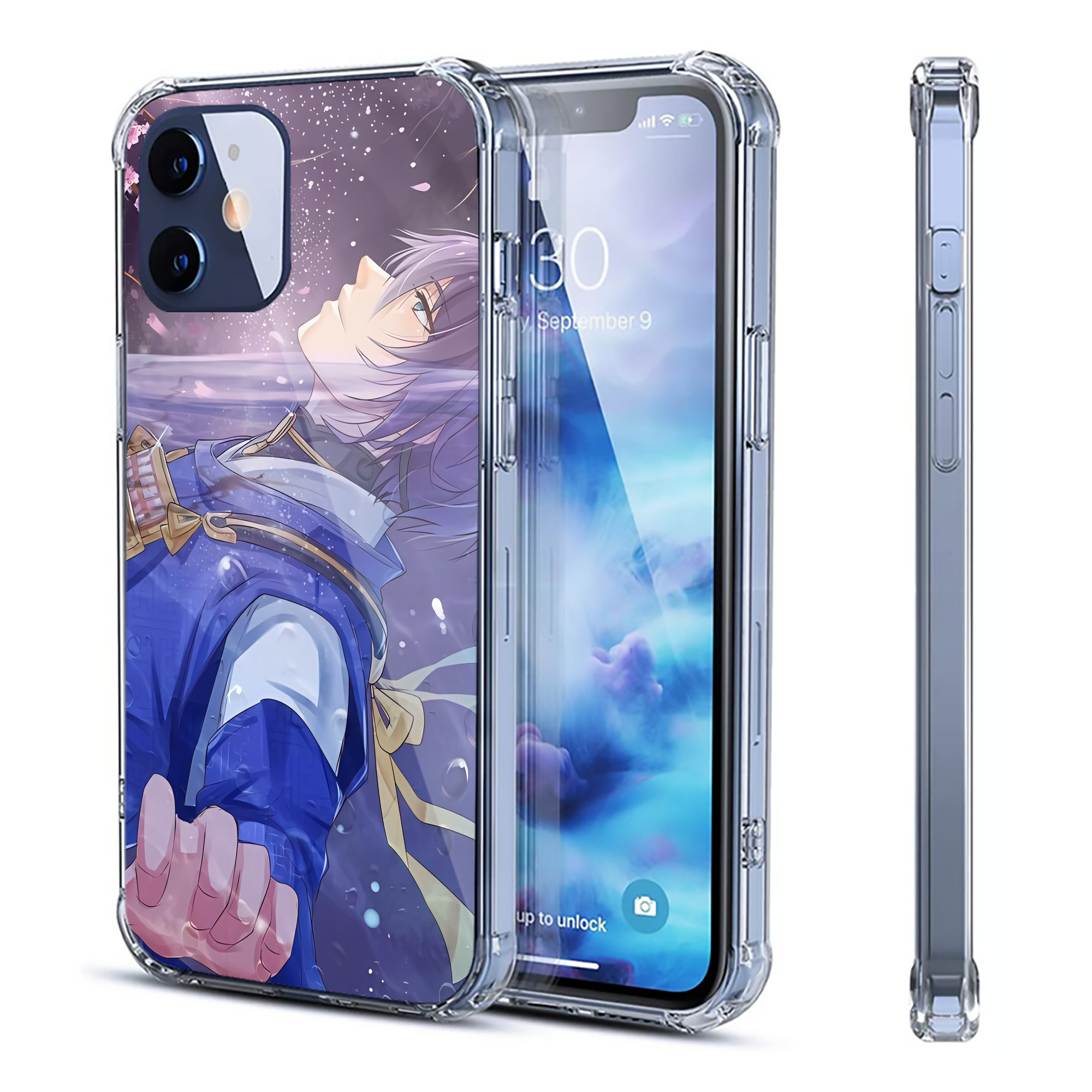 （画像用） 刀剣乱舞 Touken Ranbu 【iPhone 12シリーズ対応】透明スマホケース（クリアソフトケース）